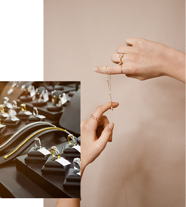 JOYAS collage de imagenes con joyas