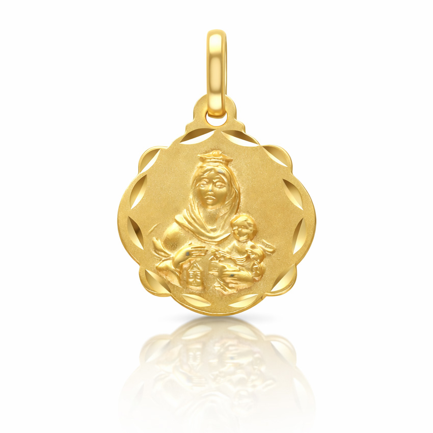 __ext__/MEDALLA PLATA CHAPADA EN ORO ESCAPULARIO - 16x20MM