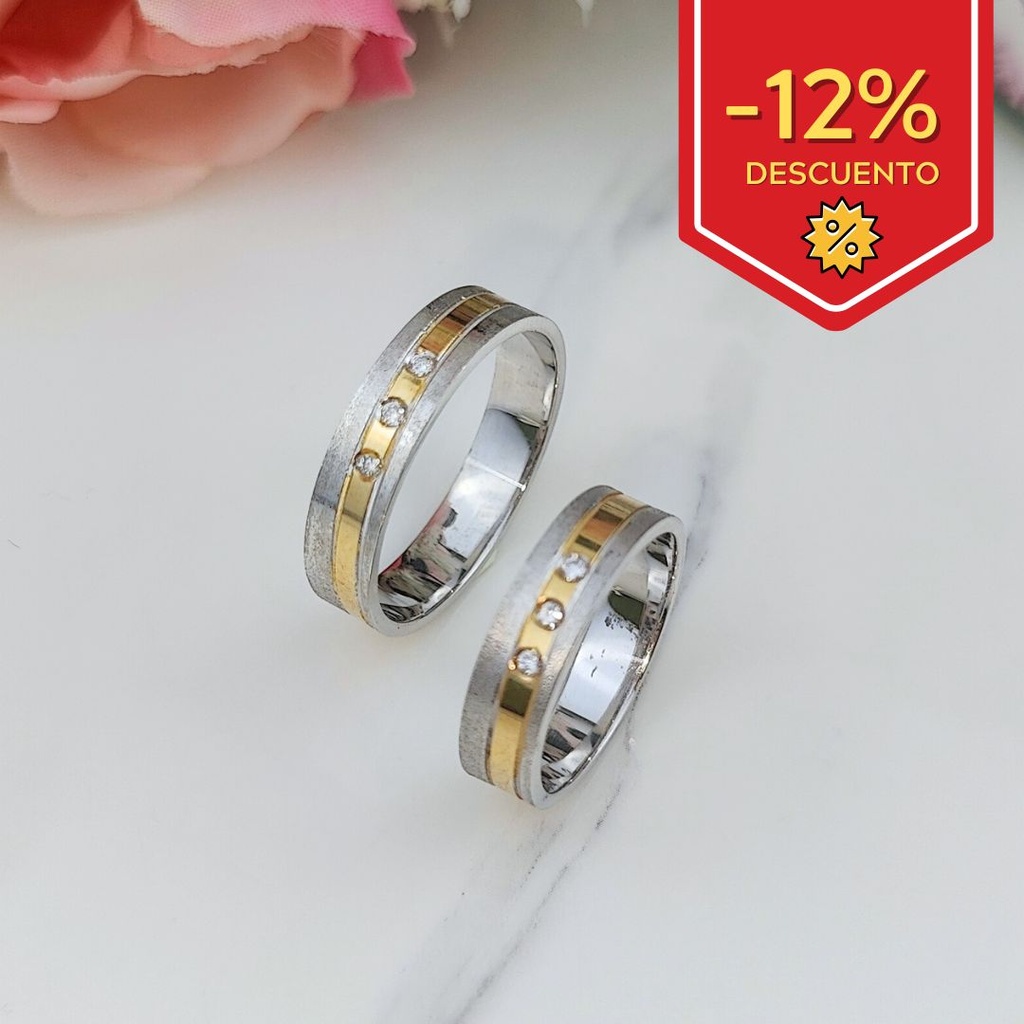 __ext__/ALIANZA ORO 18KL BICOLOR 3 DIAMANTES - 5MM