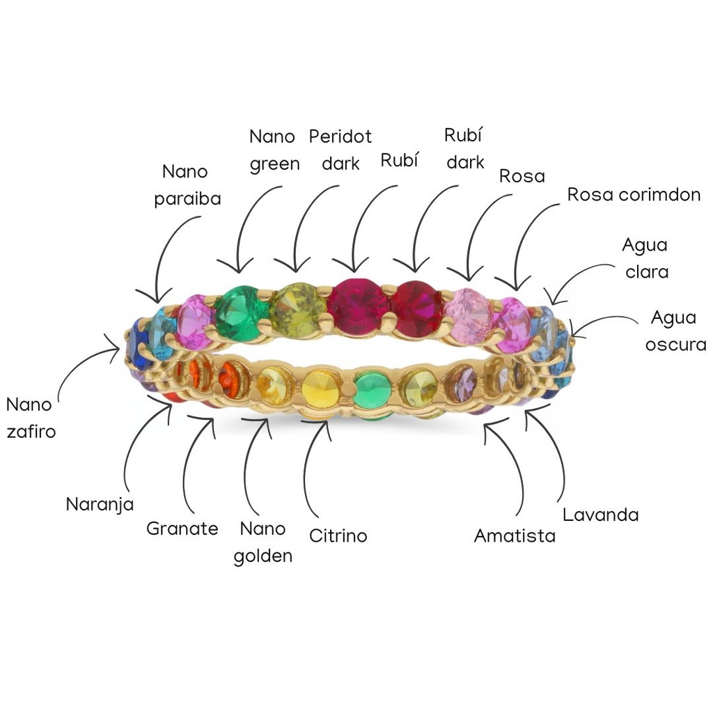 __ext__/SORTIJA ORO 18KL INFINITY ARCOIRIS PIEDRAS SEMIPRECIOSAS - 3MM