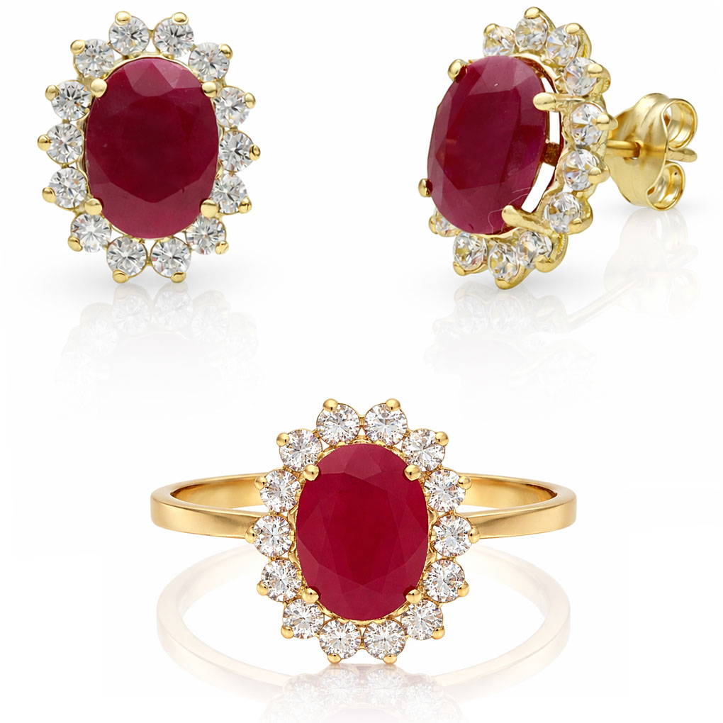__ext__/PENDIENTES ORO 18KL RUBIES FINOS + CIRCONITAS