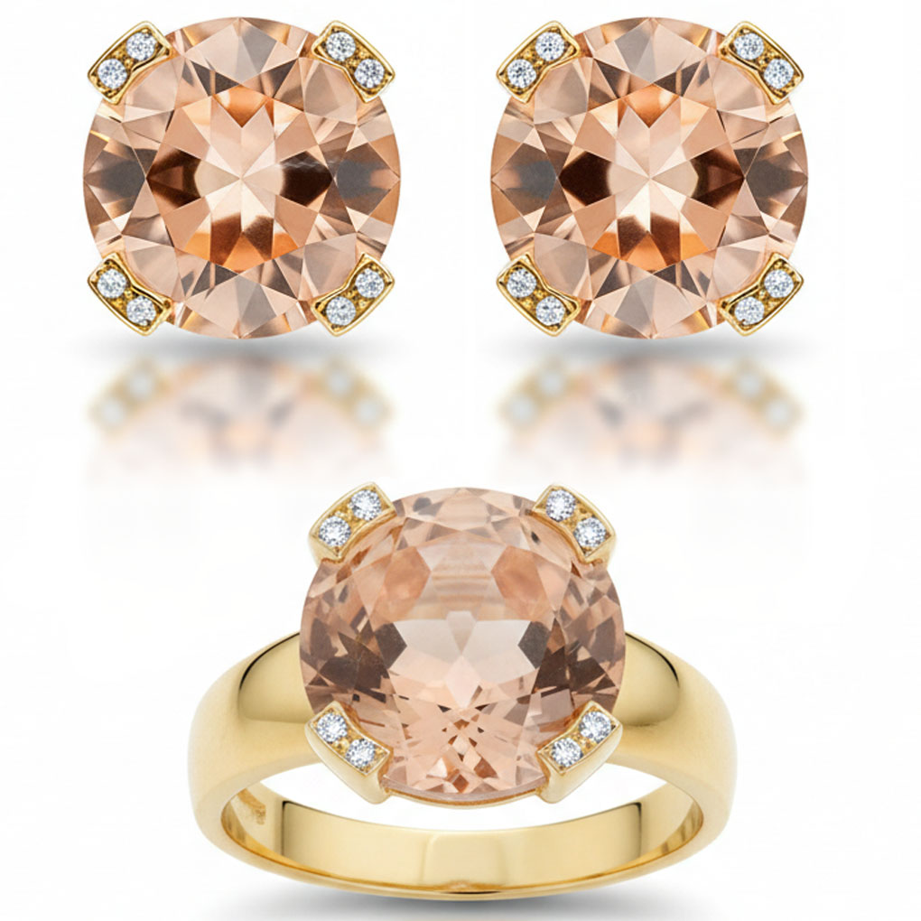 __ext__/PENDIENTES ORO 18KL CIRCONITAS + PIEDRA COLOR
