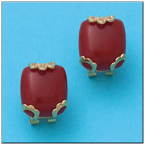PENDIENTES EN ORO DE 18KL CIRCONITAS
