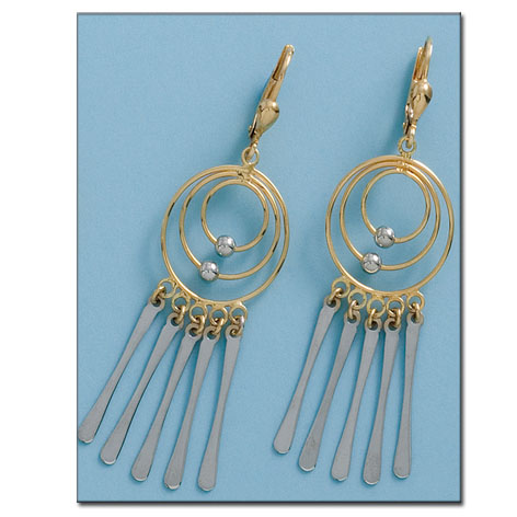 PENDIENTES EN ORO DE 18KL REDONDOS