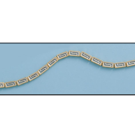 PULSERA BICOLOR ORO 18KL