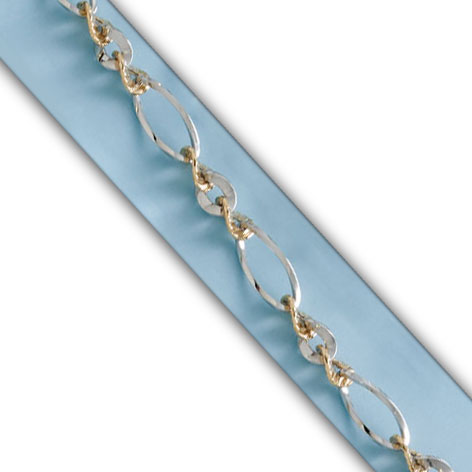 PULSERA BICOLOR ORO 18KL