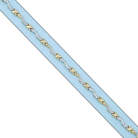 PULSERA BICOLOR ORO 18KL CIRCONITAS