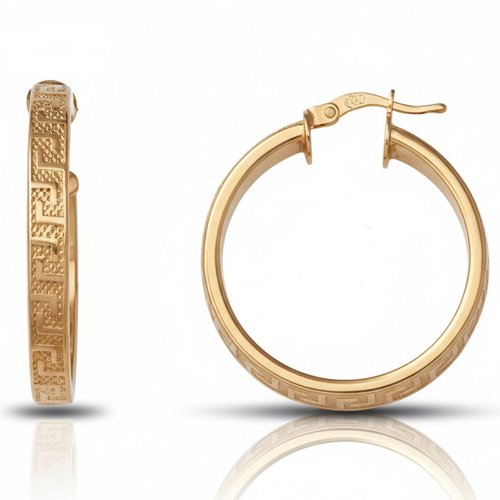 AROS ORO 18KL - 25 MM
