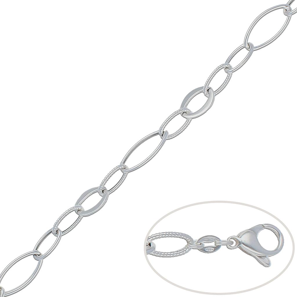 PULSERA ESLABONES PLATA 925MM