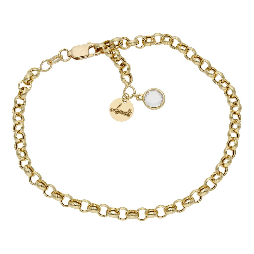 PULSERA MI HISTORIA 4MM ORO 18KL - CIRCONITA
