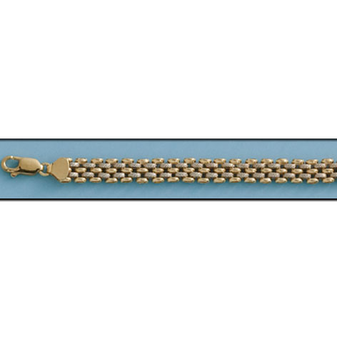 PULSERA ORO 18KL BICOLOR PANTER