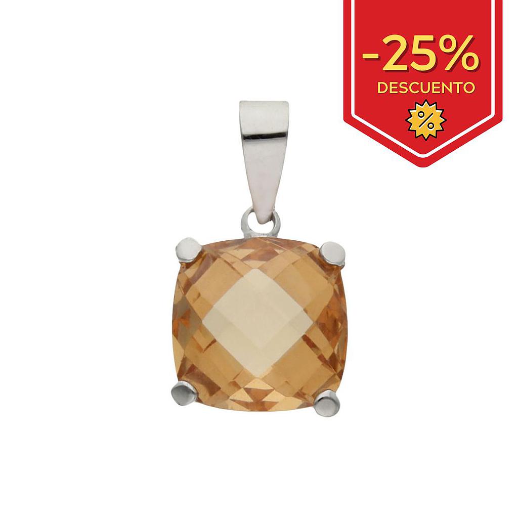 COLGANTE ORO BLANCO 18KL