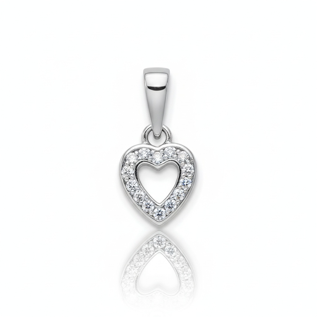COLGANTE ORO BLANCO 18KL DIAMANTES
