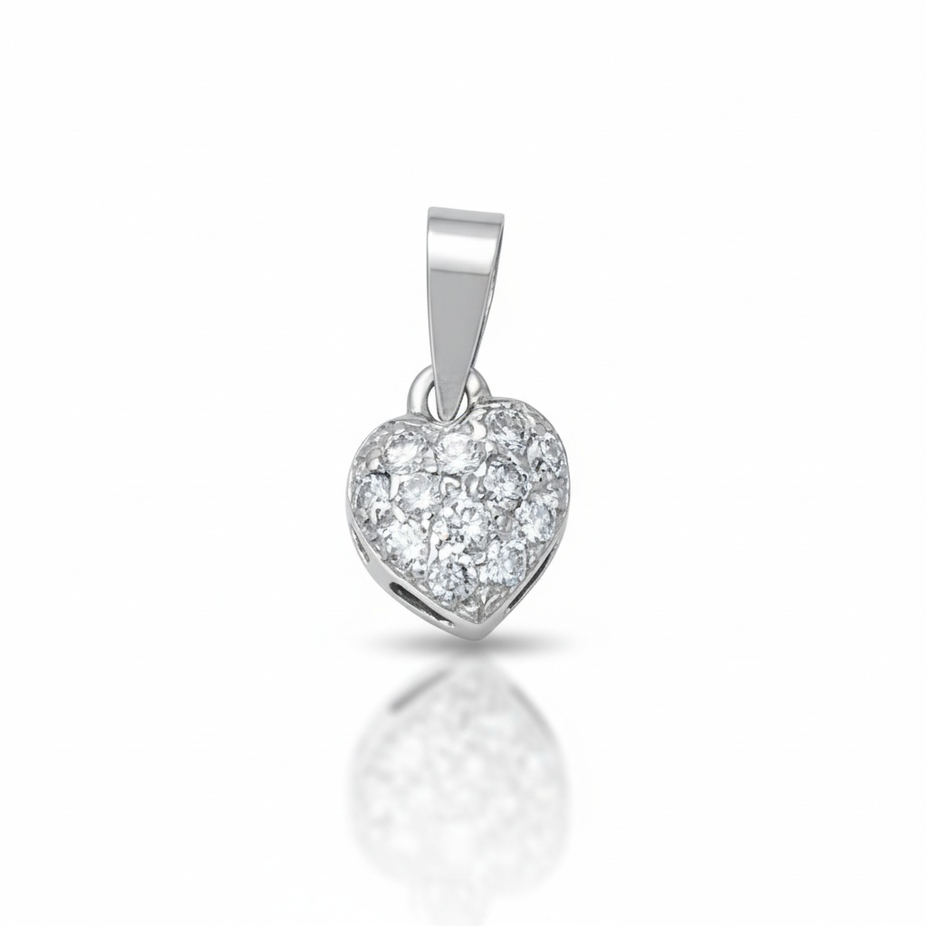 COLGANTE ORO BLANCO 18KL DIAMANTES
