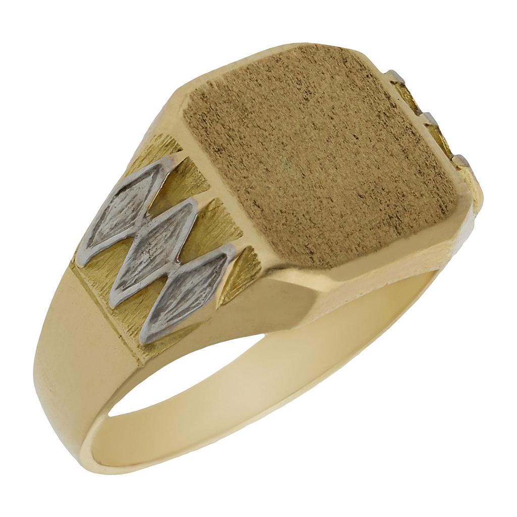 SELLO BICOLOR ORO 18KL 