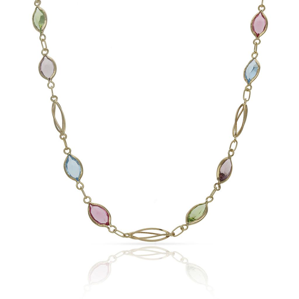 COLLAR ORO 18KL COLORES