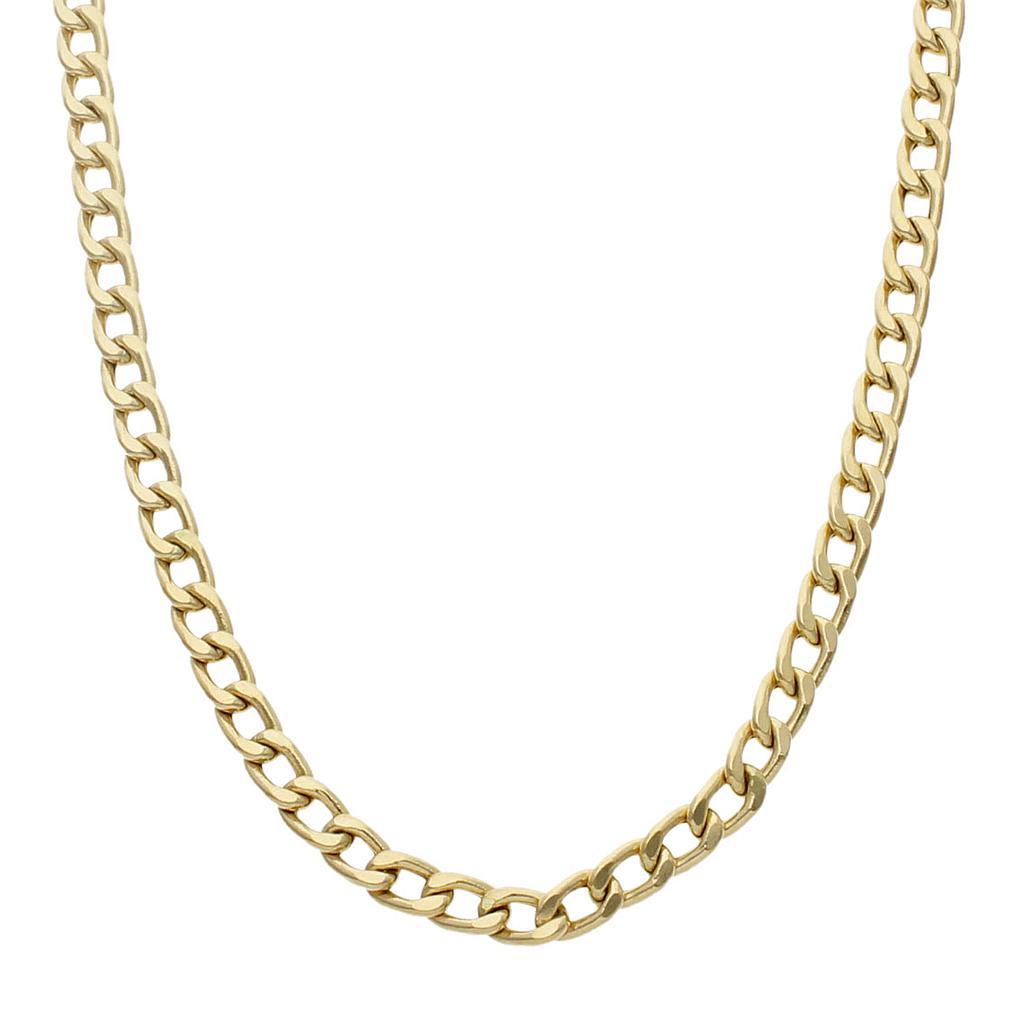 COLLAR ORO 18KL HUECO BARBADO - 6MM