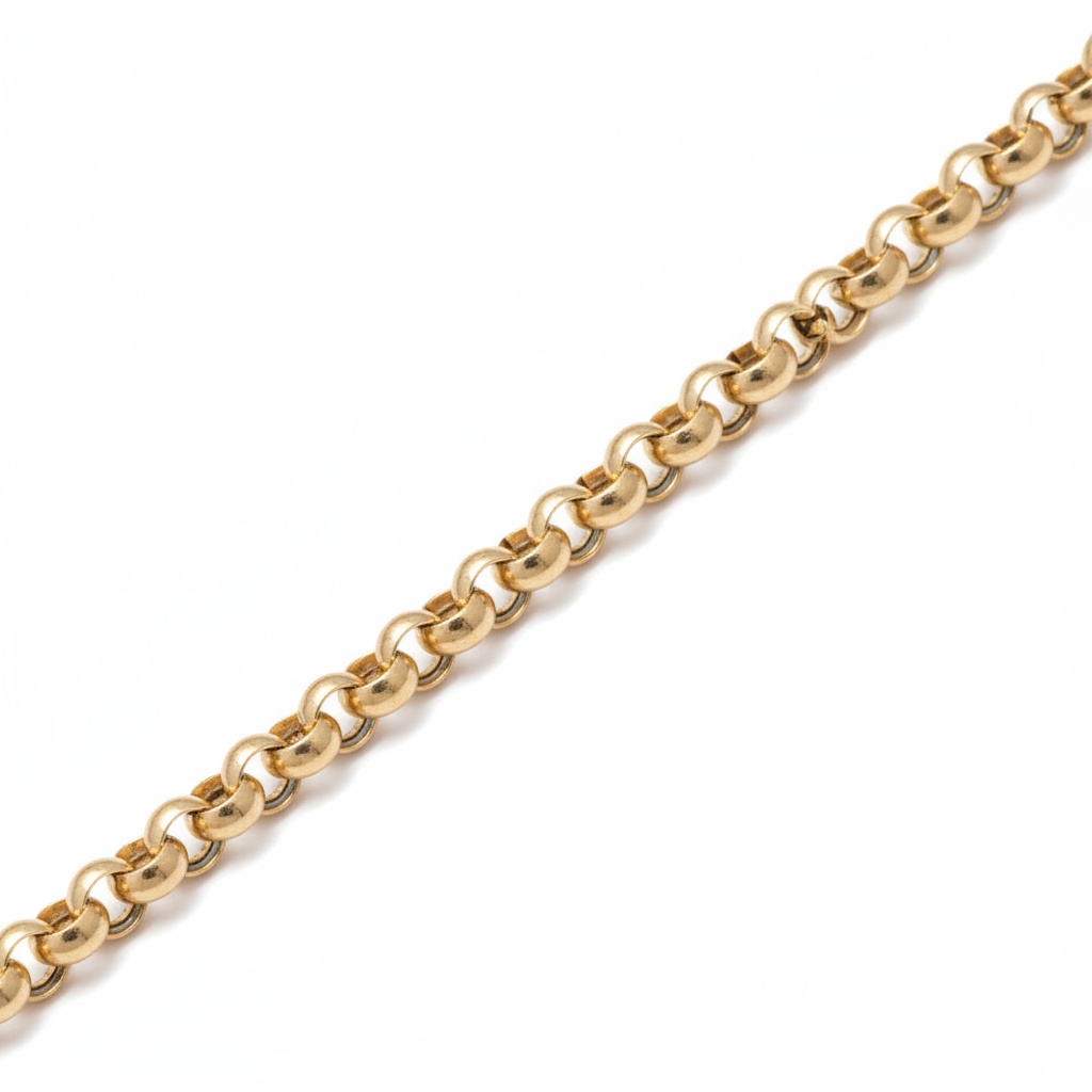 COLLAR ORO 18KL ROLOT HUECO -  4MM