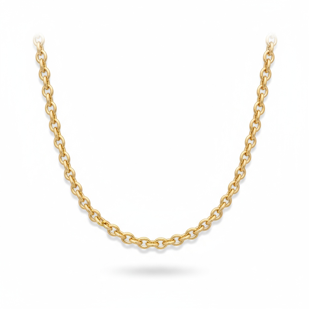 COLLAR ORO 18KL ROLOT HUECO - 6MM