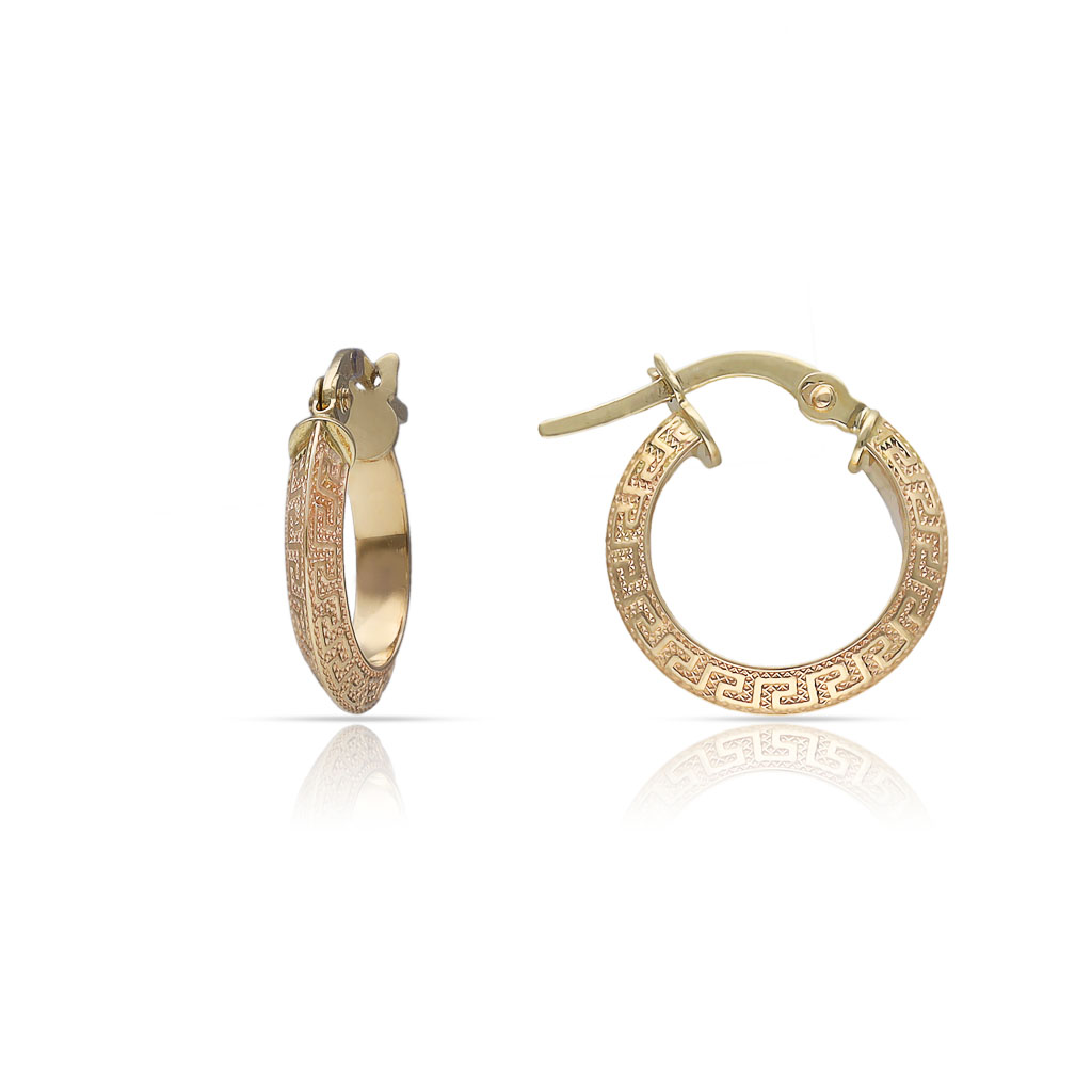 AROS ORO 18KL GRECA - 10MM