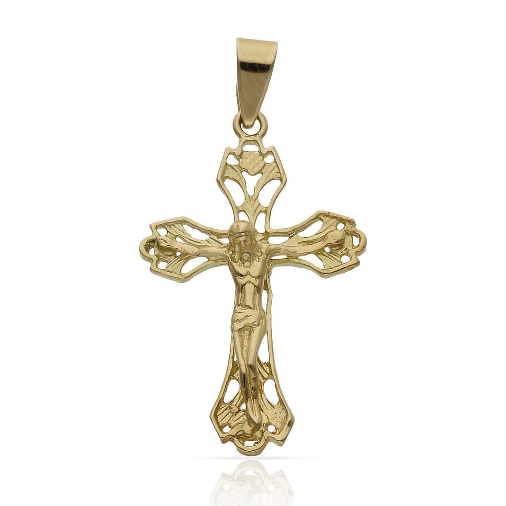 CRUZ ORO 18KL CRISTO - 17X28MM