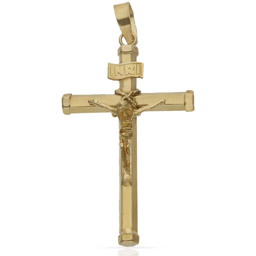 CRUZ ORO 18KL CRISTO - 20X34MM