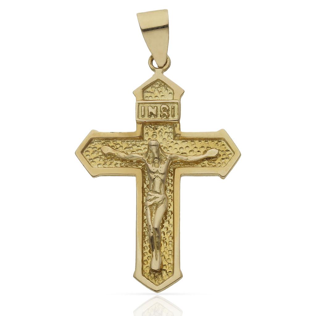 CRUZ ORO 18KL CRISTO - 21X31MM