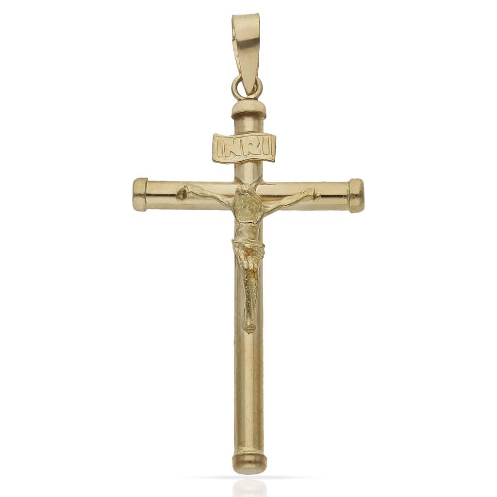 CRUZ ORO 18KL CRISTO - 21X36MM
