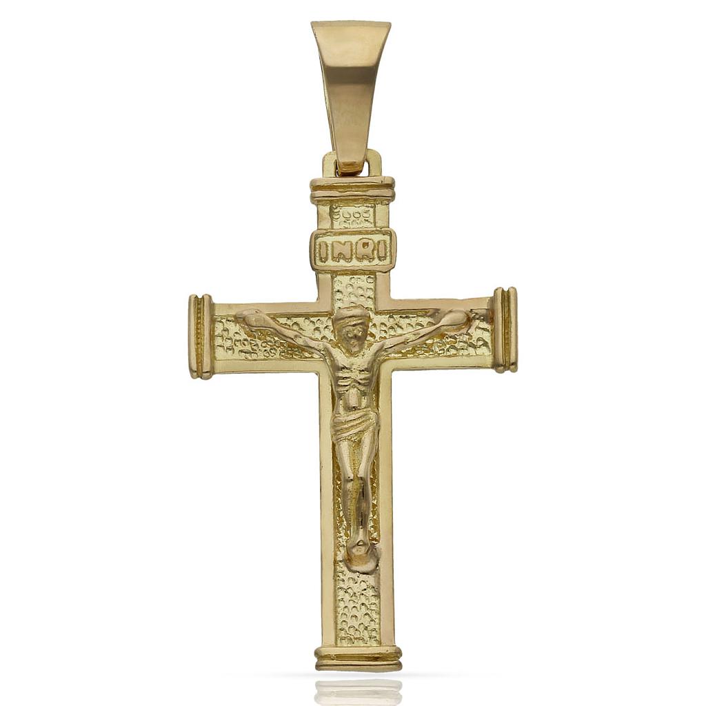 CRUZ ORO 18KL CRISTO - 21x35MM - AGOTADO TEMPORALMENTE ***