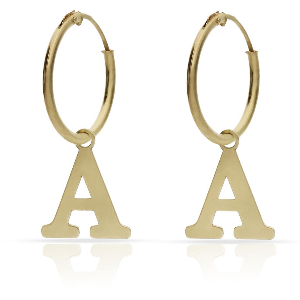 AROS ORO 18KL LETRA