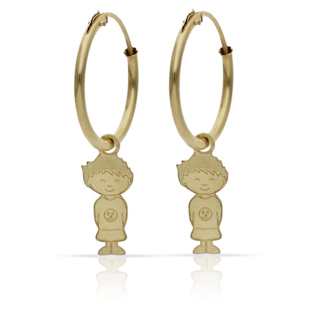AROS ORO 18KL NIÑO