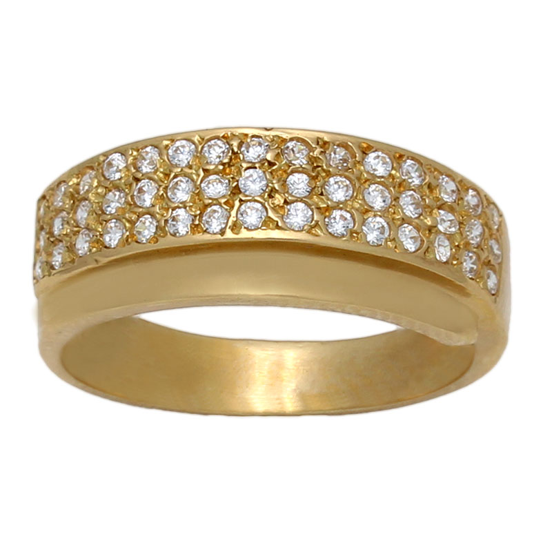 SORTIJA EN ORO DE 18KL CIRCONITAS