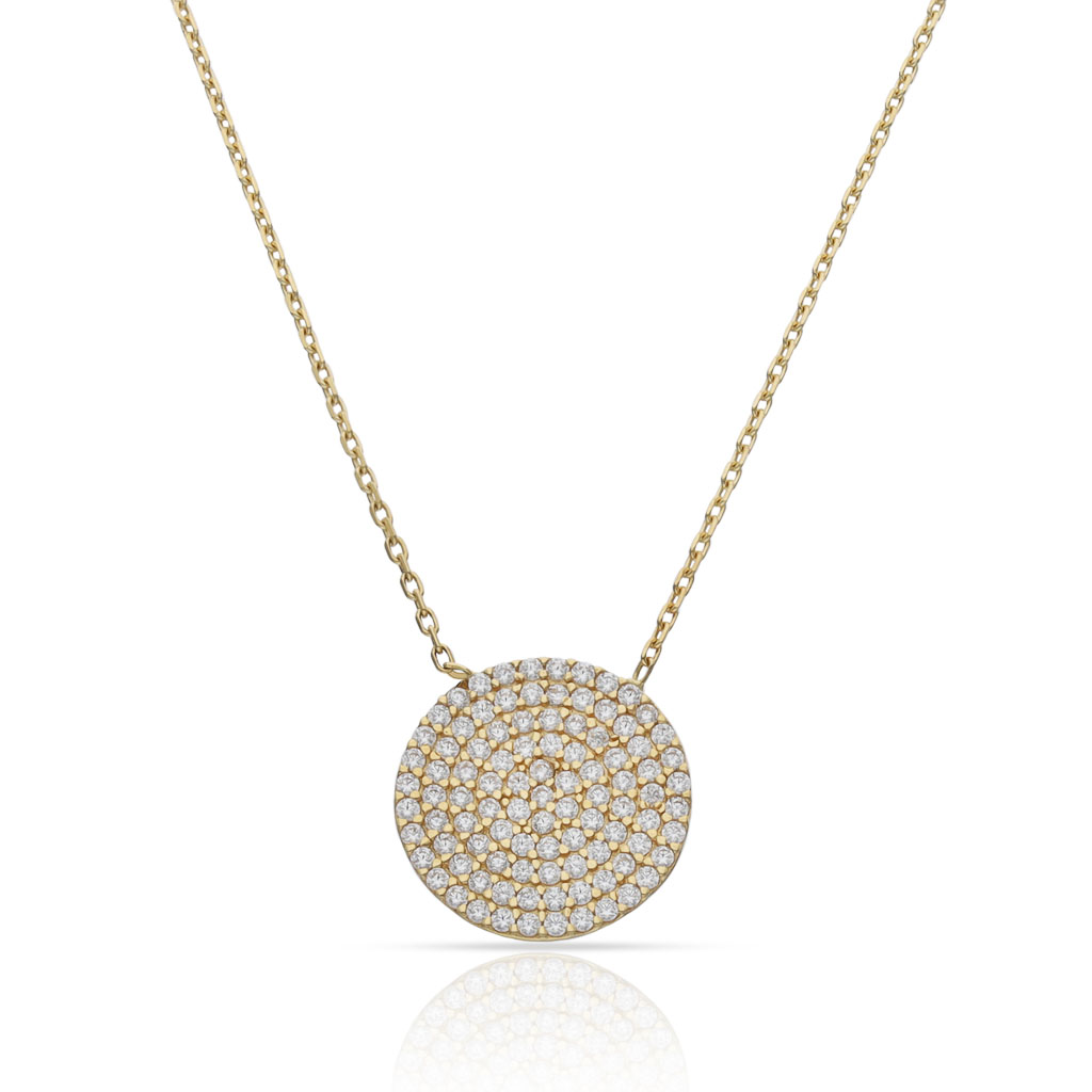 GARGANTILLA ORO 18KL CIRCULO CIRCONITAS
