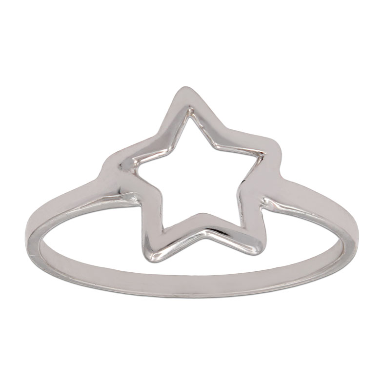 SORTIJA ESTRELLA ORO BLANCO 18KL