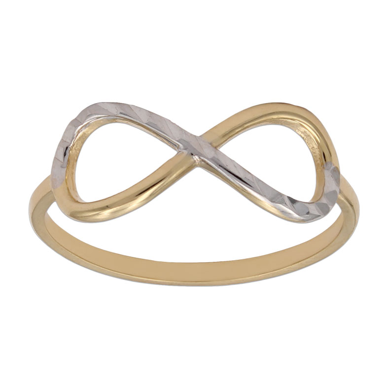 SORTIJA INFINITO BICOLOR ORO 18KL