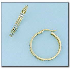 AROS ORO 18KL BICOLOR