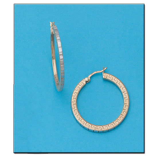 AROS ORO 18KL GRECA - 25MM