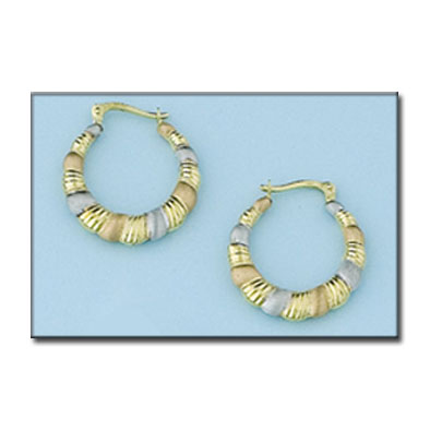 AROS ORO 18KL TRICOLOR