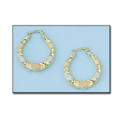 AROS ORO 18KL TRICOLOR