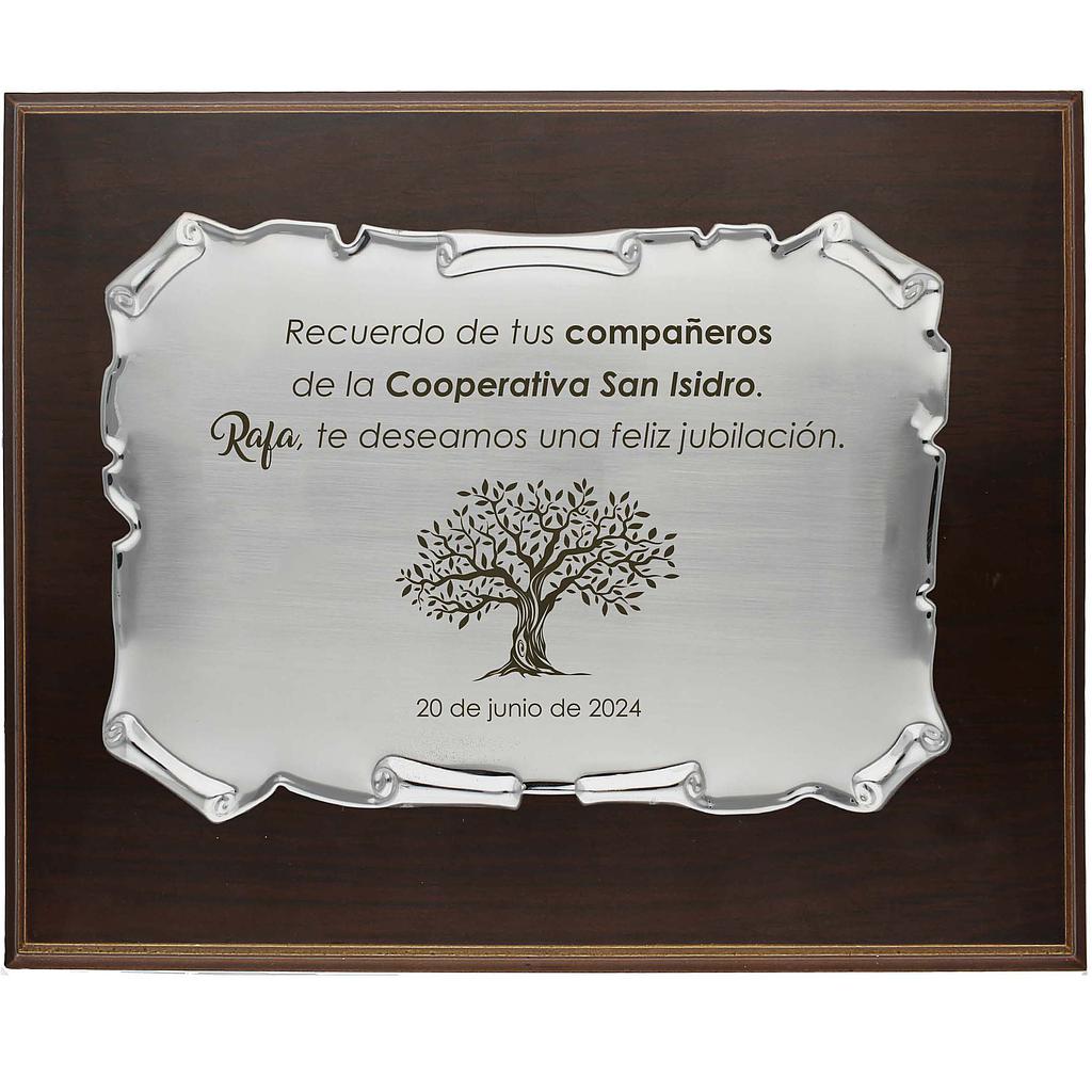 GRABACION PLACA HOMENAJE