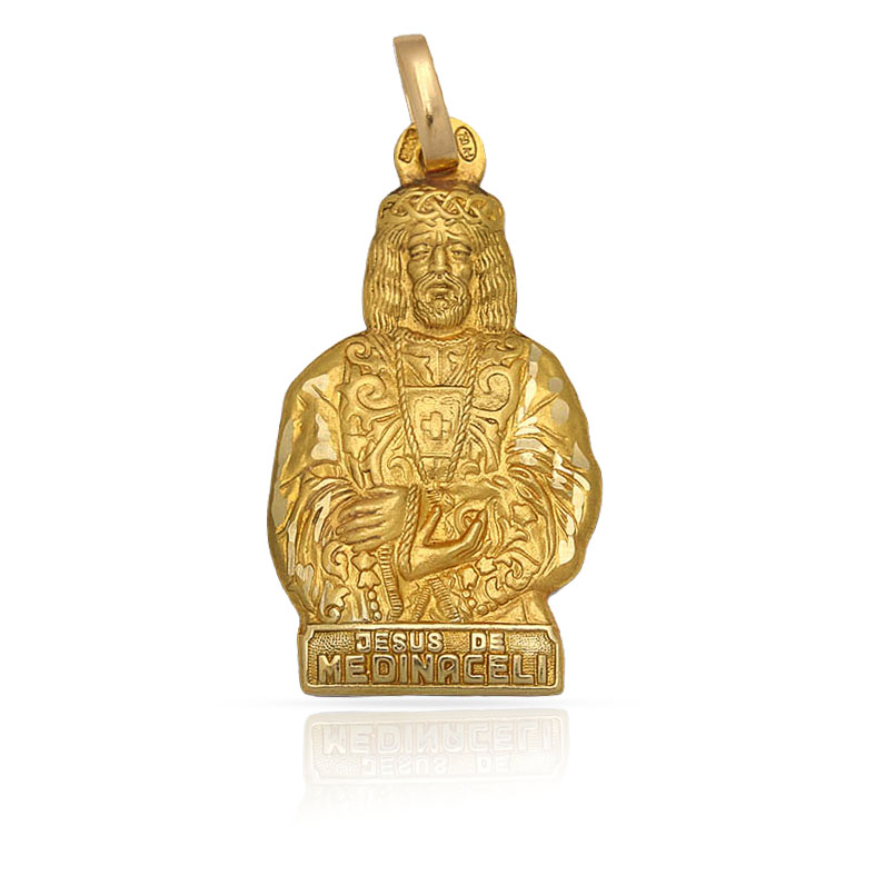 MEDALLA ORO 18KL CRISTO DE MEDINACELI - 13x24MM