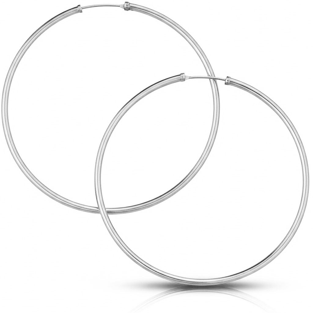 AROS ORO BLANCO 18KL - 55MM