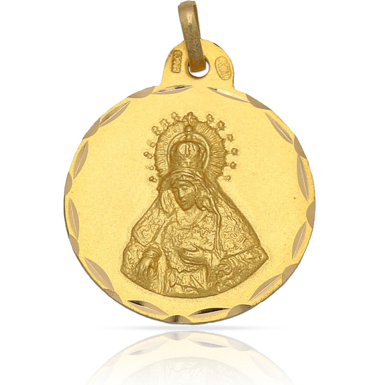 MEDALLA ORO 18KL V. DE LA MACARENA - 19MM