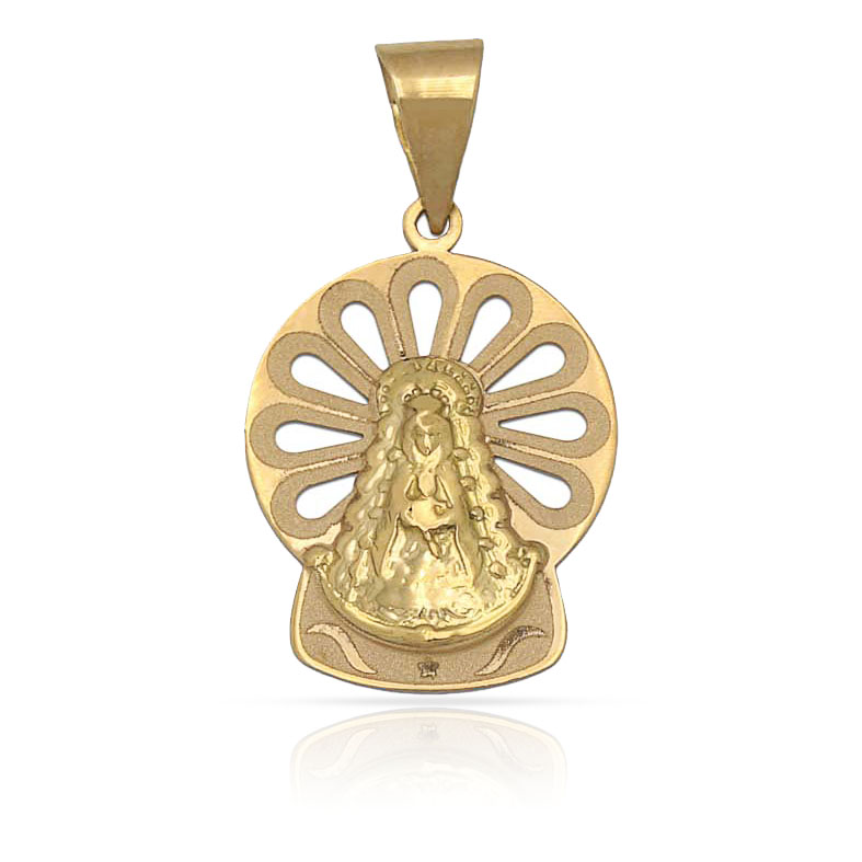 MEDALLA ORO 18KL V. DEL ROCIO - 20X15MM