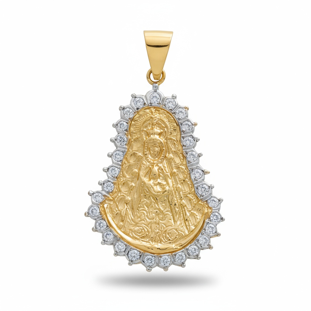 MEDALLA ORO 18KL V. DEL ROCIO 31X45MM ** AGOTADO TEMPORALMENTE**