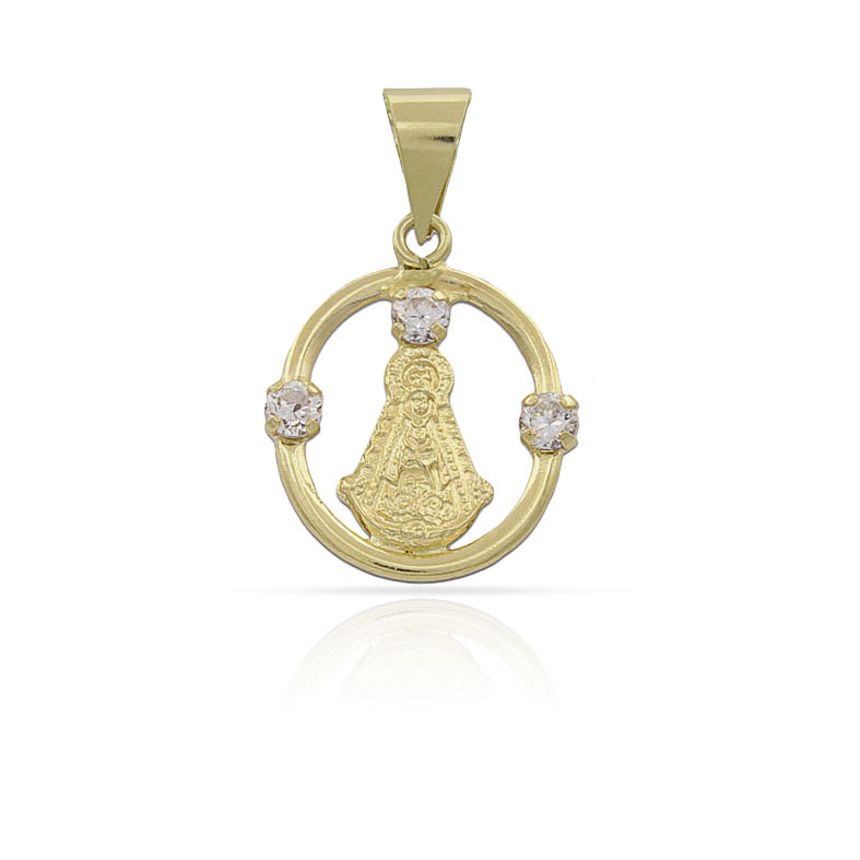MEDALLA ORO 18KL V. DEL ROCIO- 14X17MM