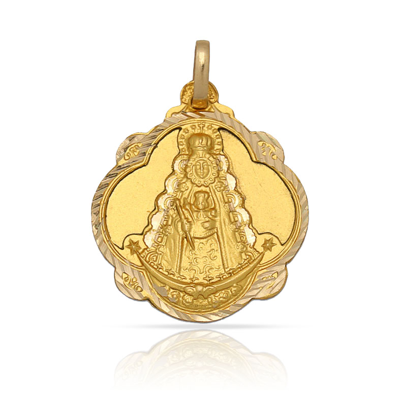 MEDALLA ORO 18KL V. DEL ROCIO- 20X23MM