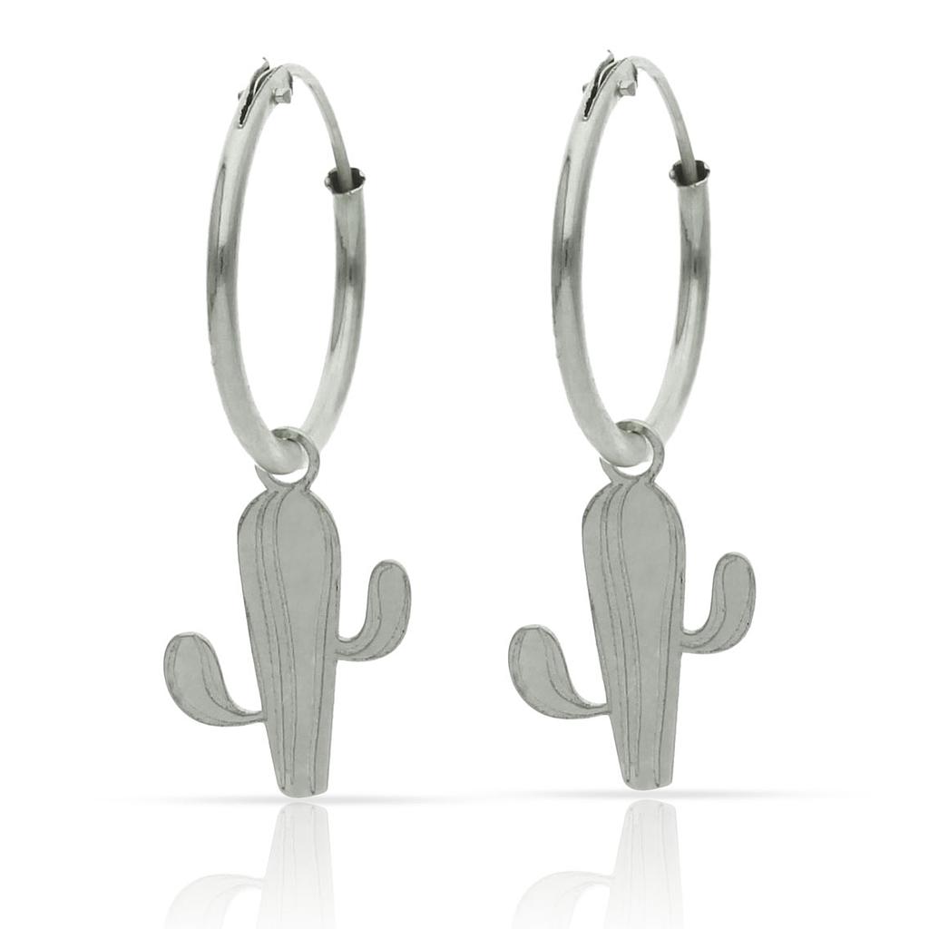 AROS PLATA 925MM CACTUS - 12MM