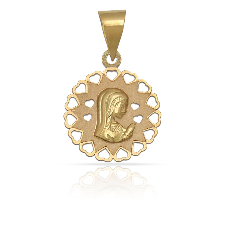 MEDALLA ORO 18KL VIRGEN NIÑA - 14MM** AGOTADA TEMPORALMENTE**