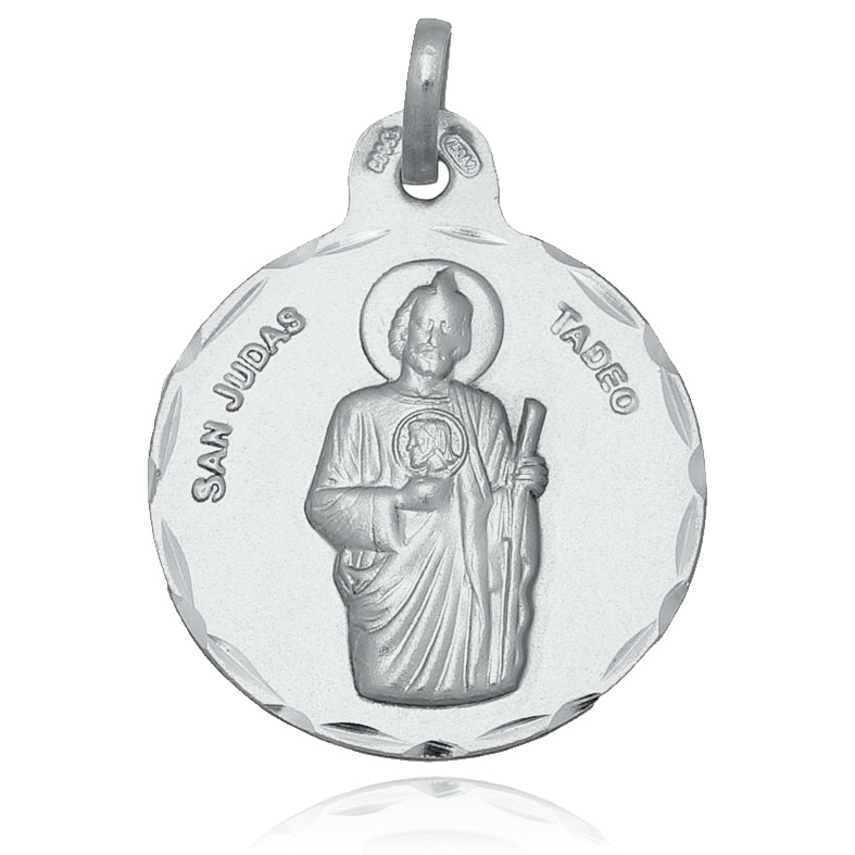 MEDALLA PLATA 925MM SAN JUDAS TADEO - 21MM